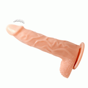 Fiery Dong realističan vibrator sa vibracijom, rotacijom i grejanjem  BW 8088-6
